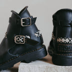 Black Macramé Straps image 4