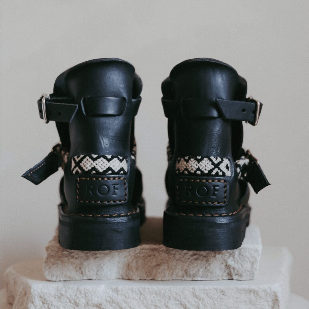 Black Macramé Straps image 2