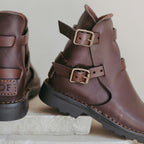 brass - brown - heel