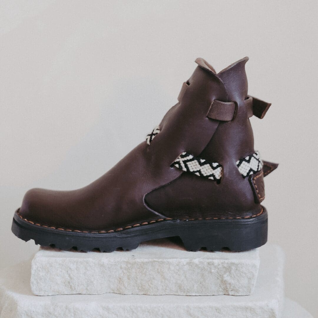 Brown Macramé Straps image 3