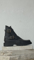 black boot brass vid