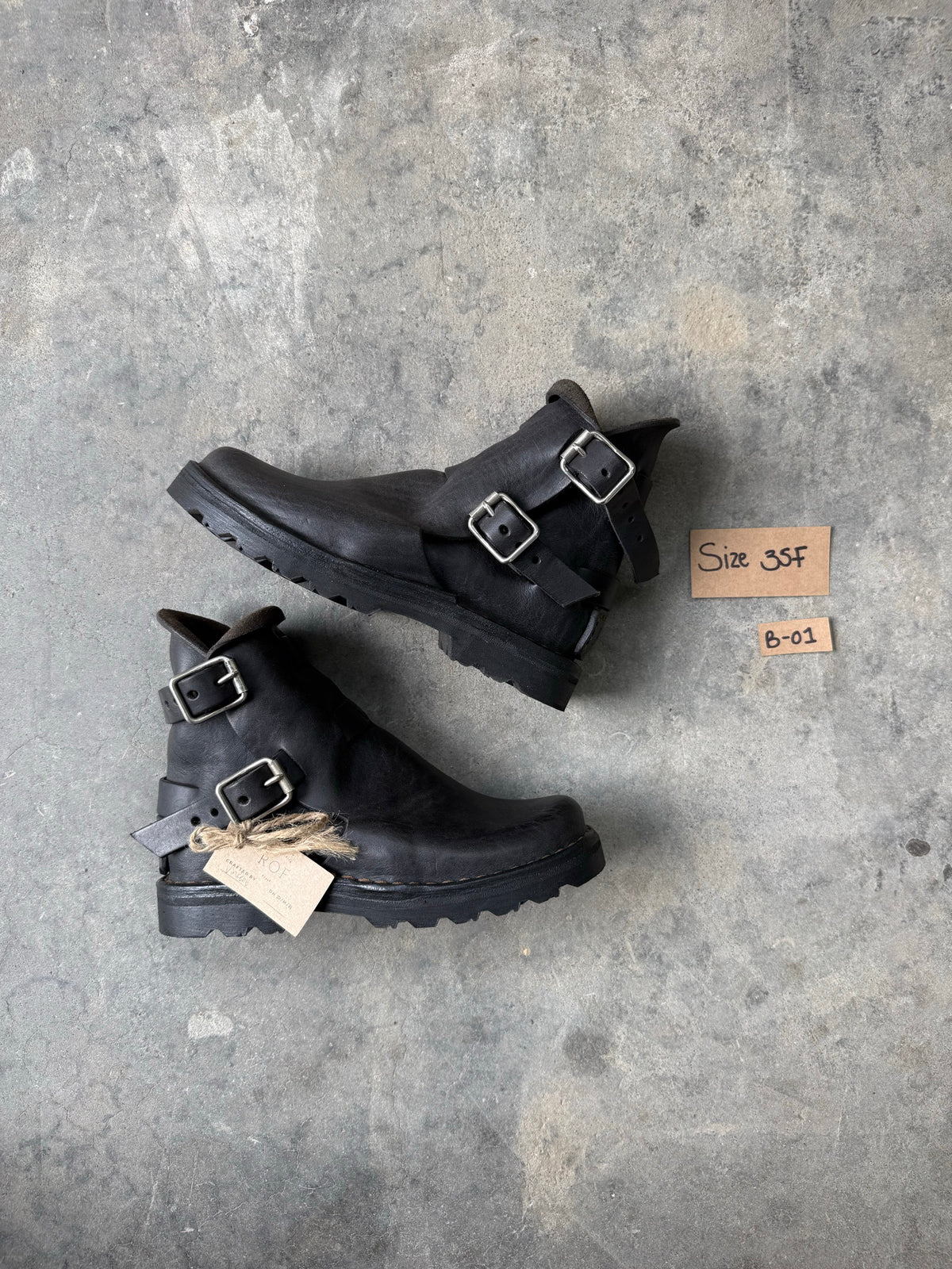 Black Tankwa Boot sample B-01
