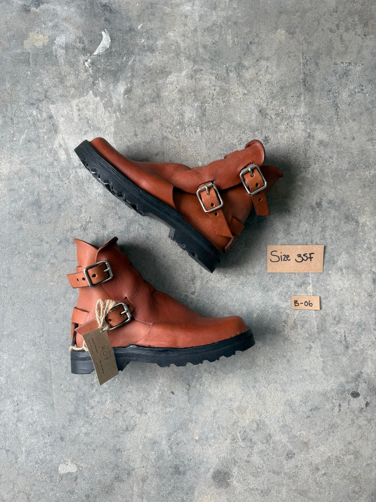 Cognac Tankwa Boot sample B-06
