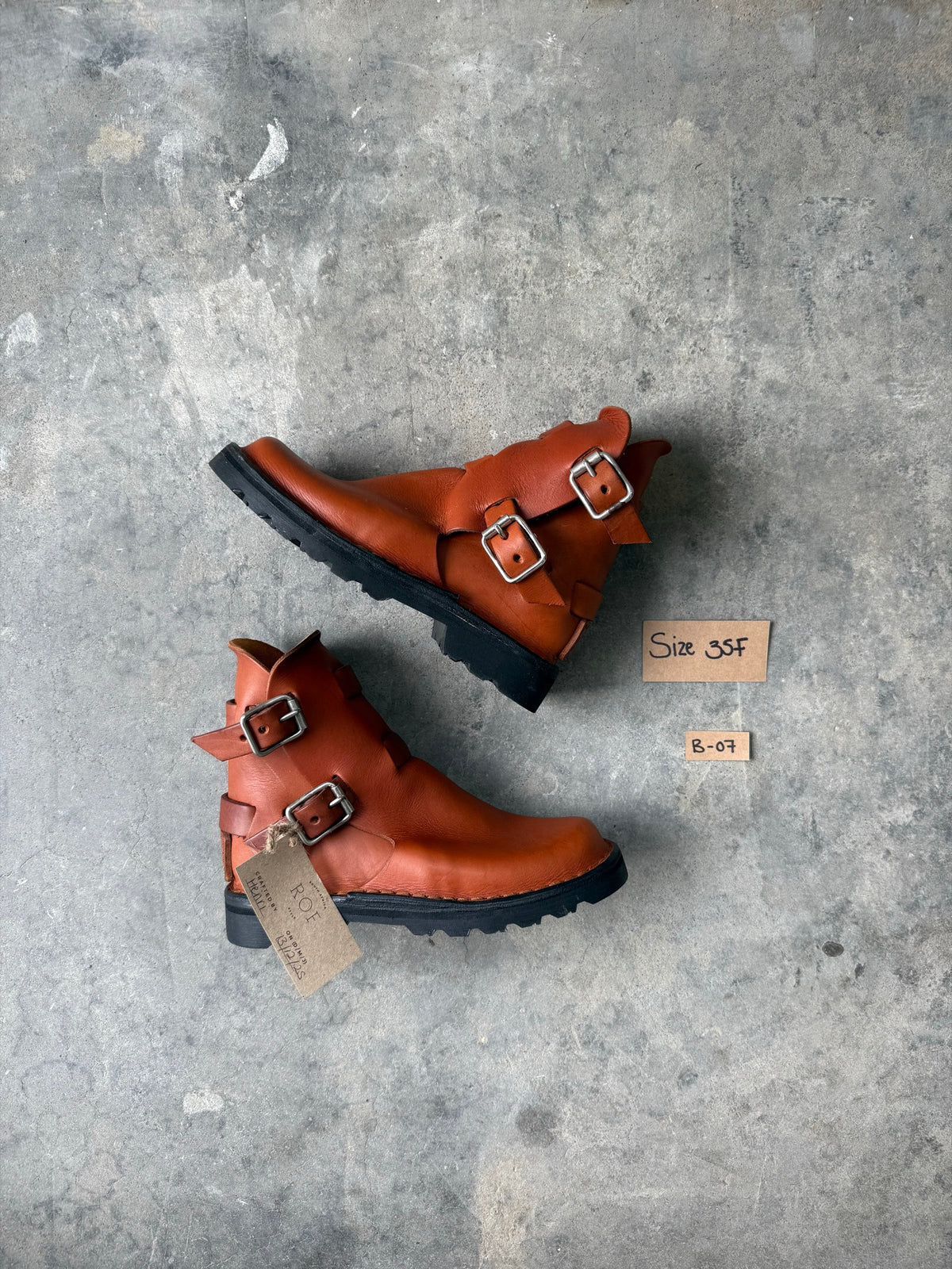 Cognac Tankwa Boot sample B-07