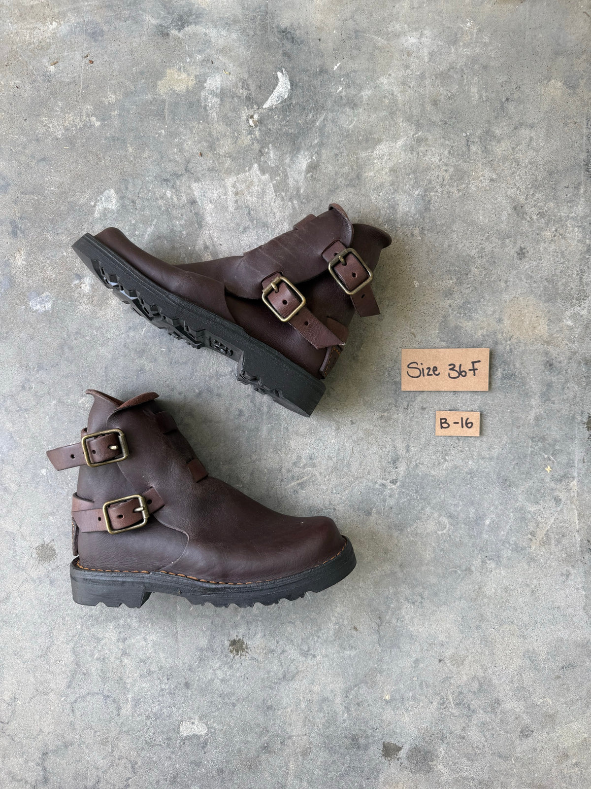 Brown Tankwa Boot (Brass) sample B-16