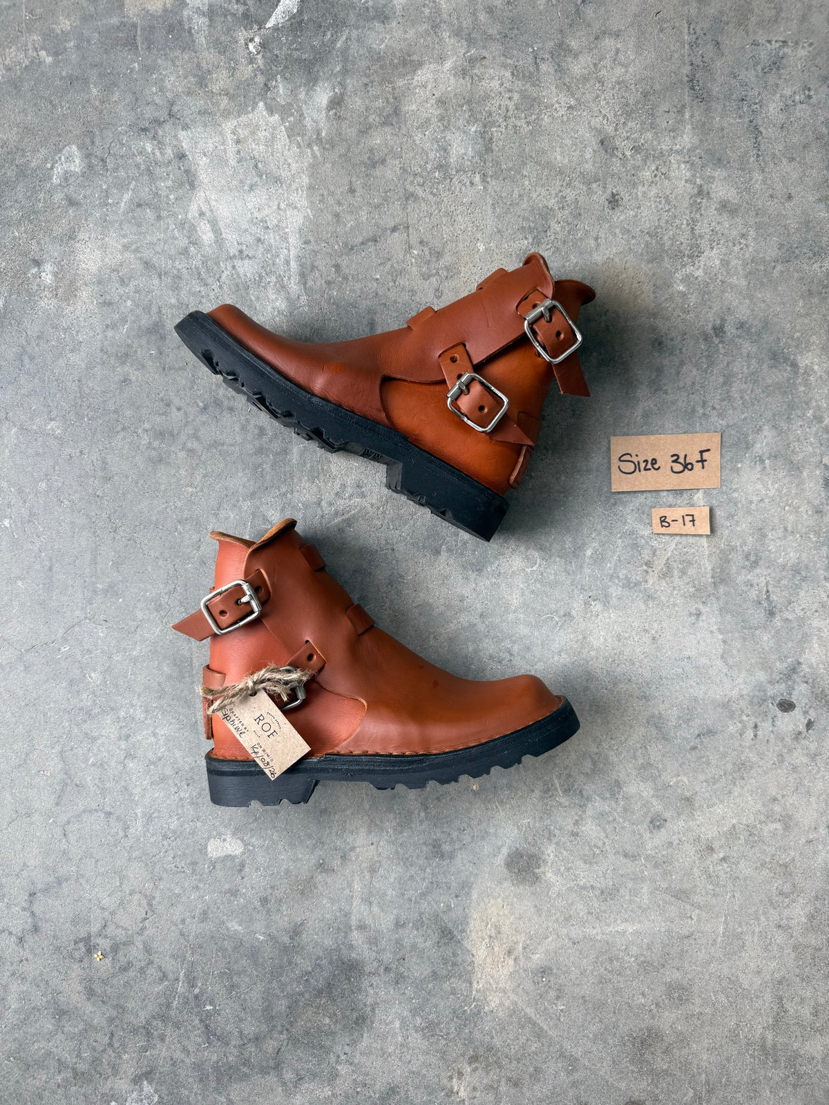 Cognac Tankwa Boot sample B-17
