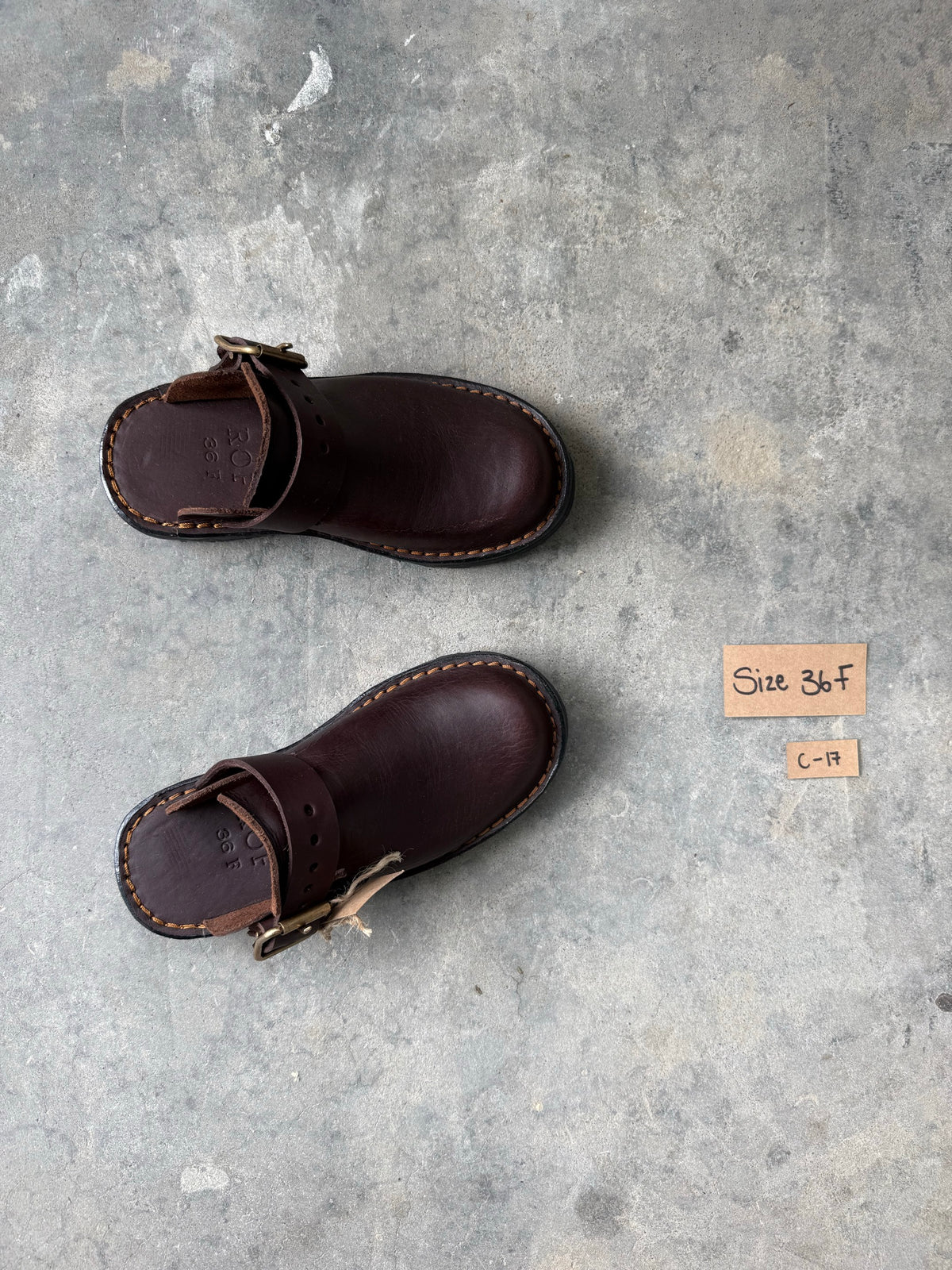 Brown Karoo Clog sample C-17