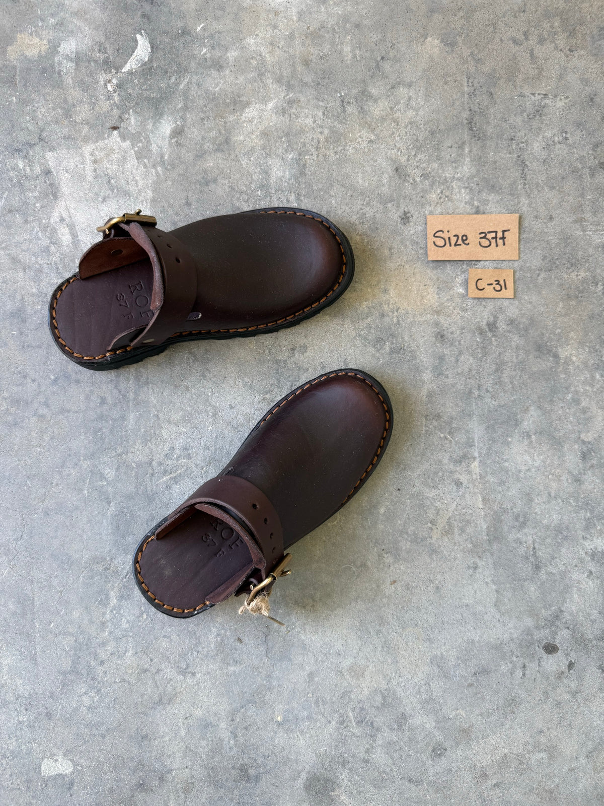 Brown Karoo Clog sample C-31