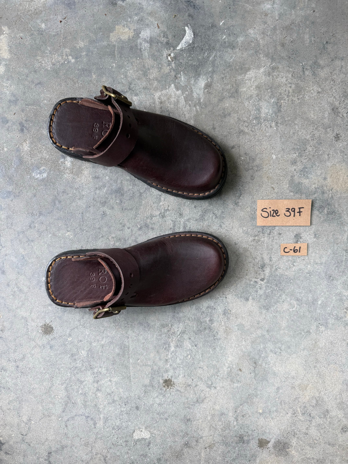 Brown Karoo Clog sample C-61