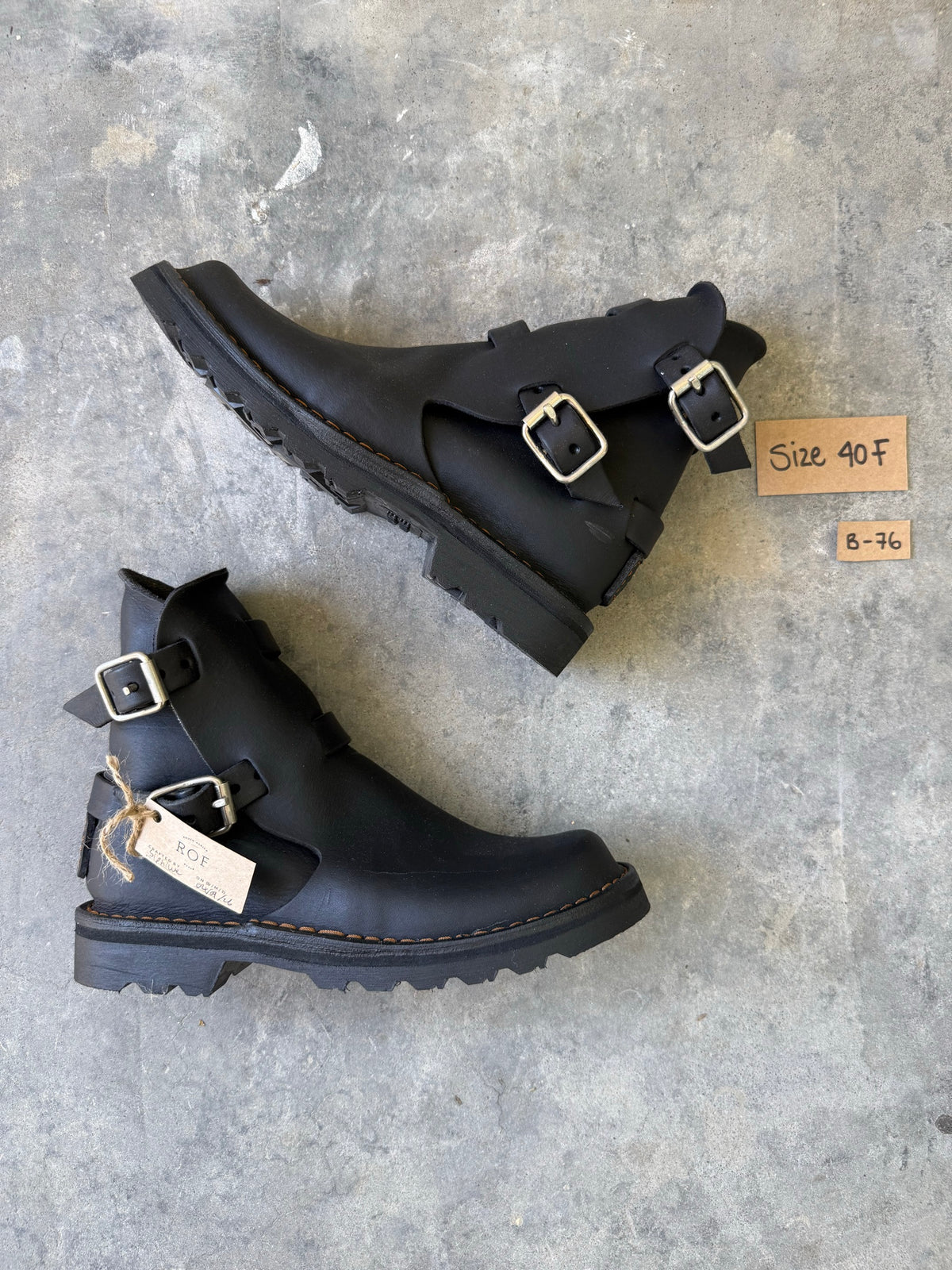 Black Tankwa Boot sample B-76