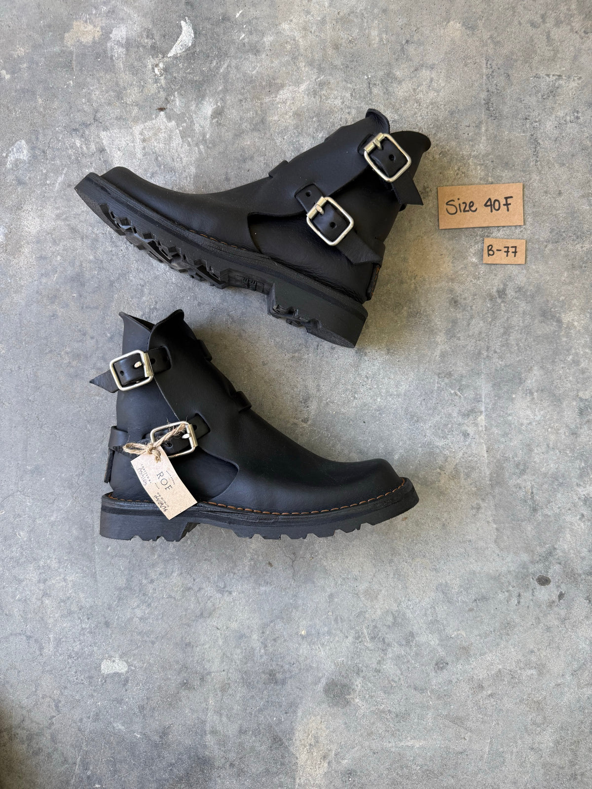 Black Tankwa Boot sample B-77