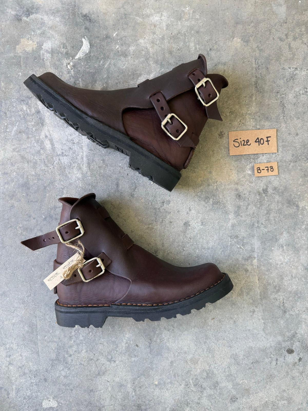 Brown Tankwa Boot sample B-78
