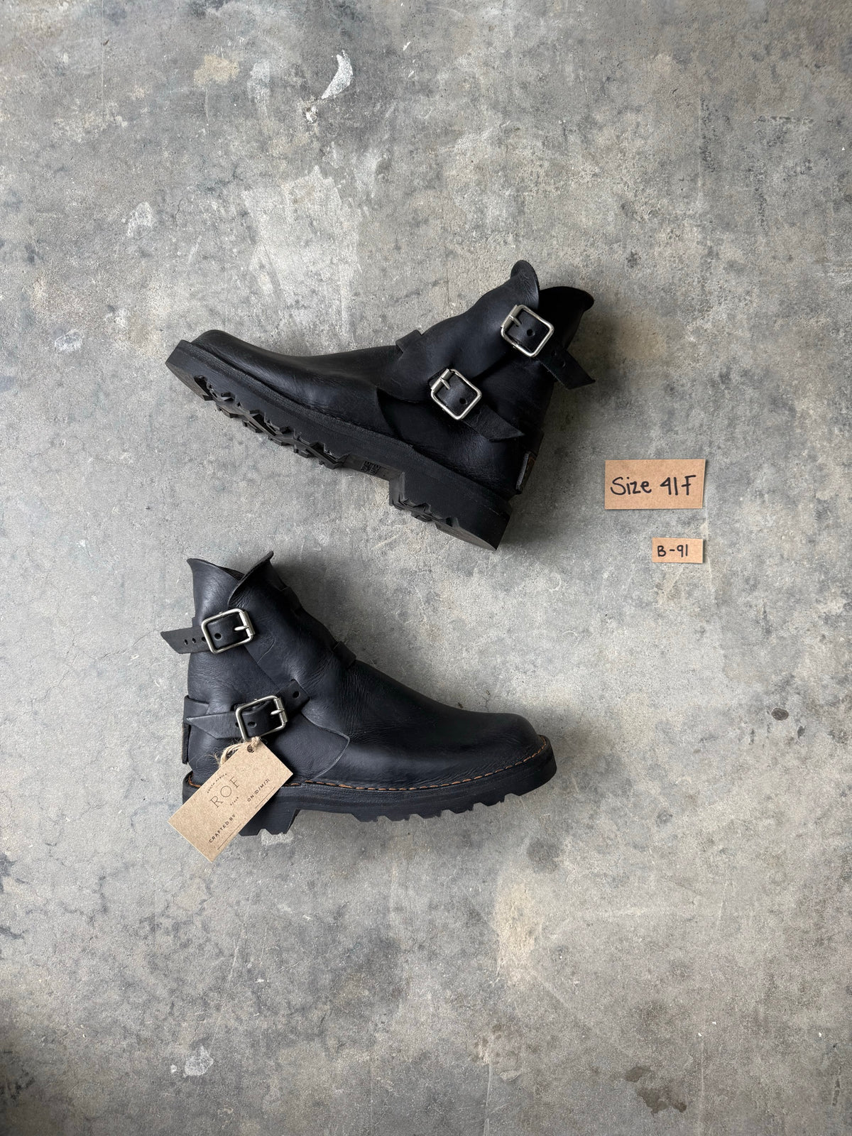 Black Tankwa Boot sample B-91