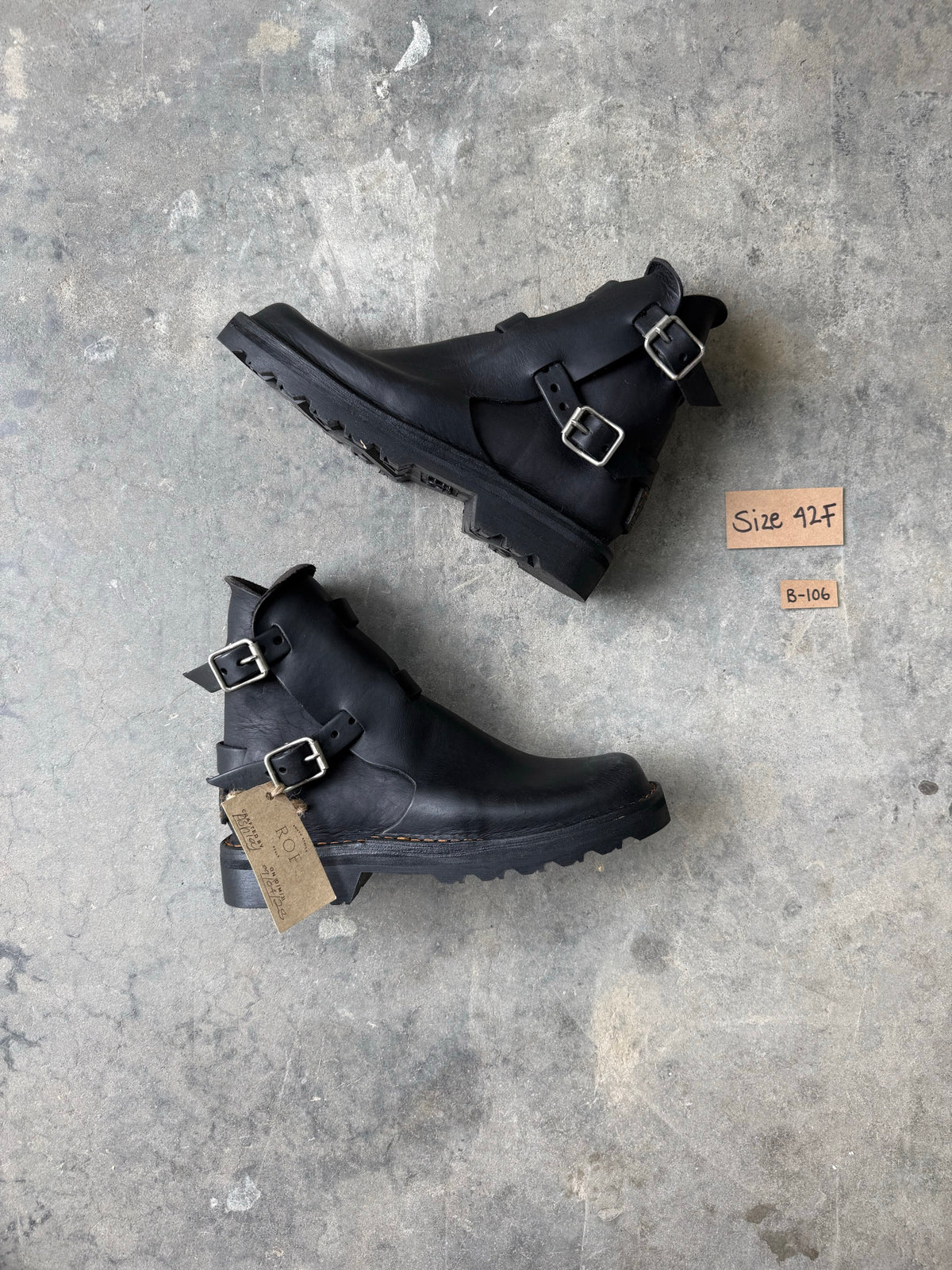 Black Tankwa Boot sample B-106