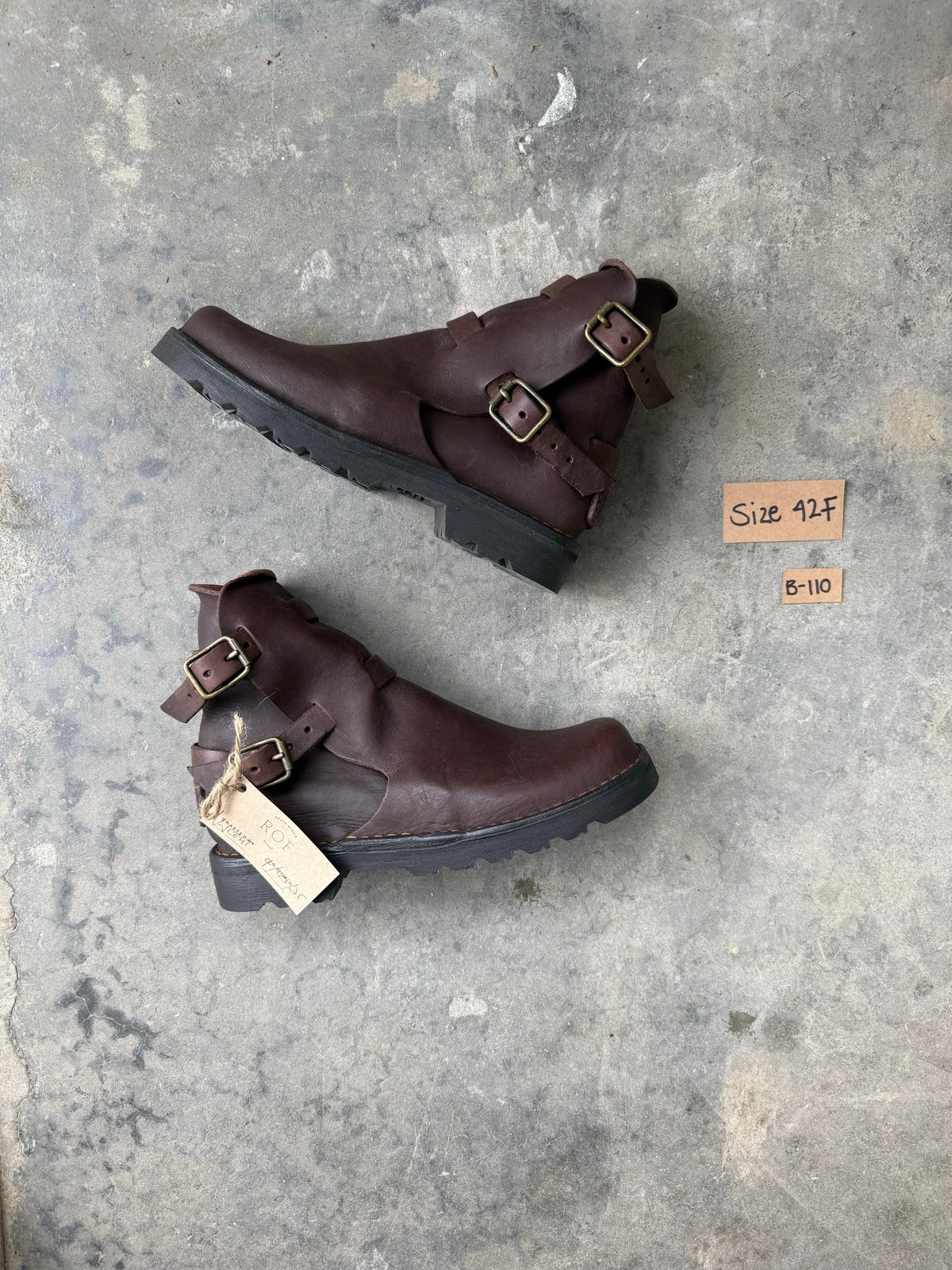 Brown Tankwa Boot (Brass) sample B-110