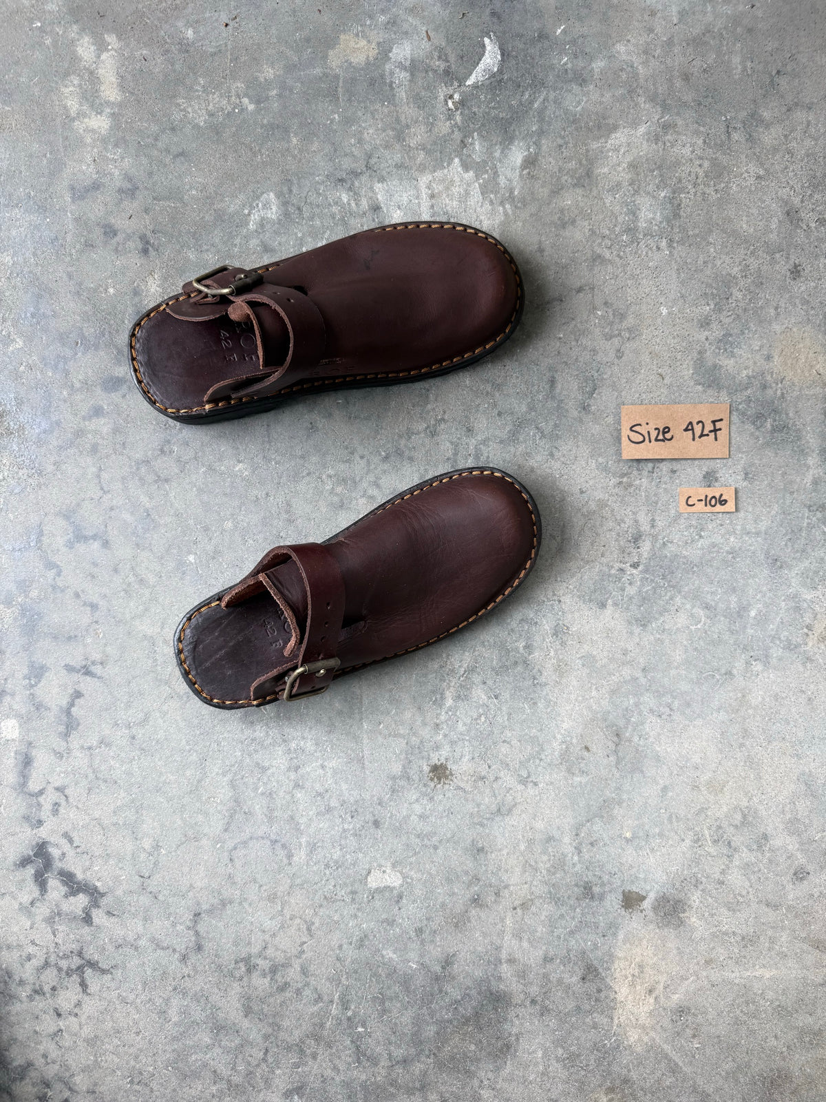 Brown Karoo Clog sample C-106