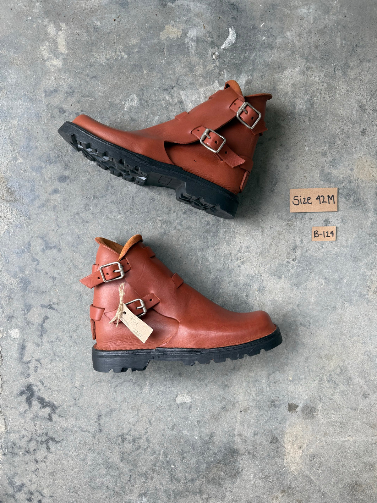 Cognac Tankwa Boot sample B-124