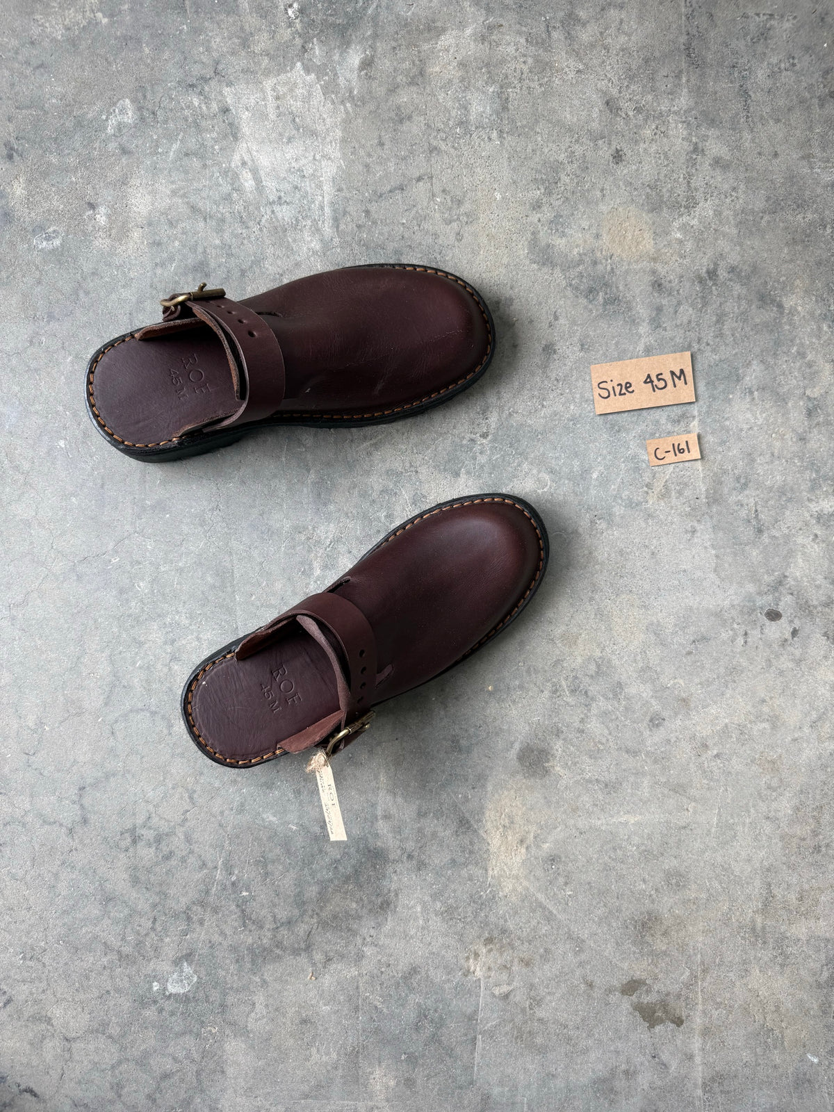 Brown Karoo Clog sample C-161