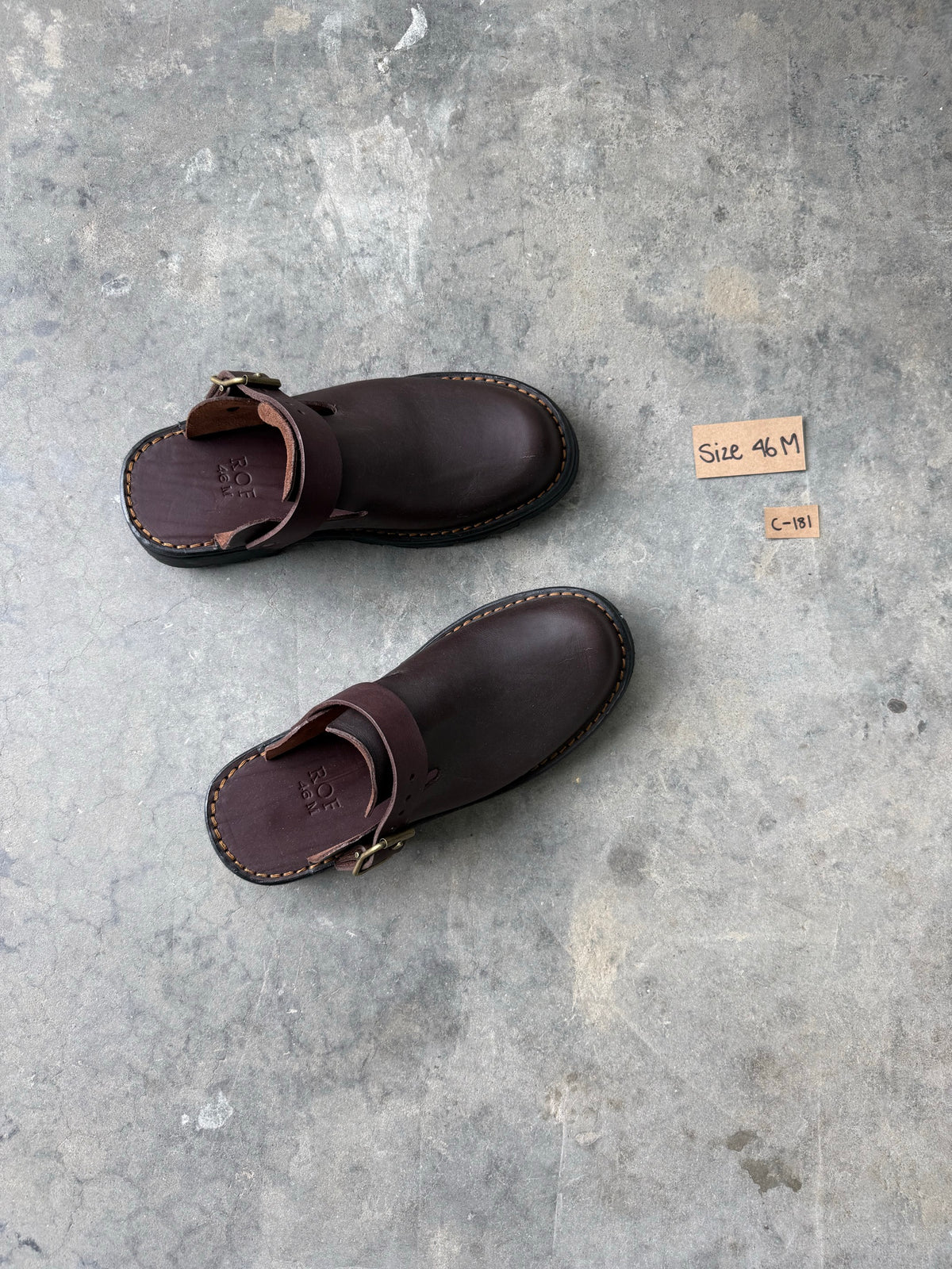 Brown Karoo Clog sample C-181