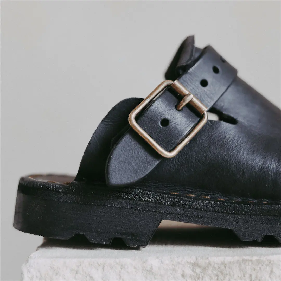 Schwarzer Karoo Clog - Bild 5