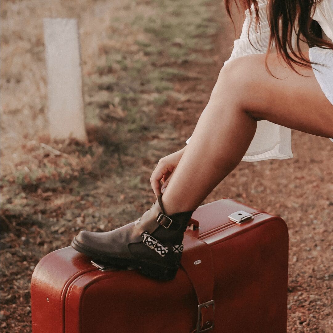 Brown Macramé Straps 5 Braune Makramee-Riemen - Bild 6