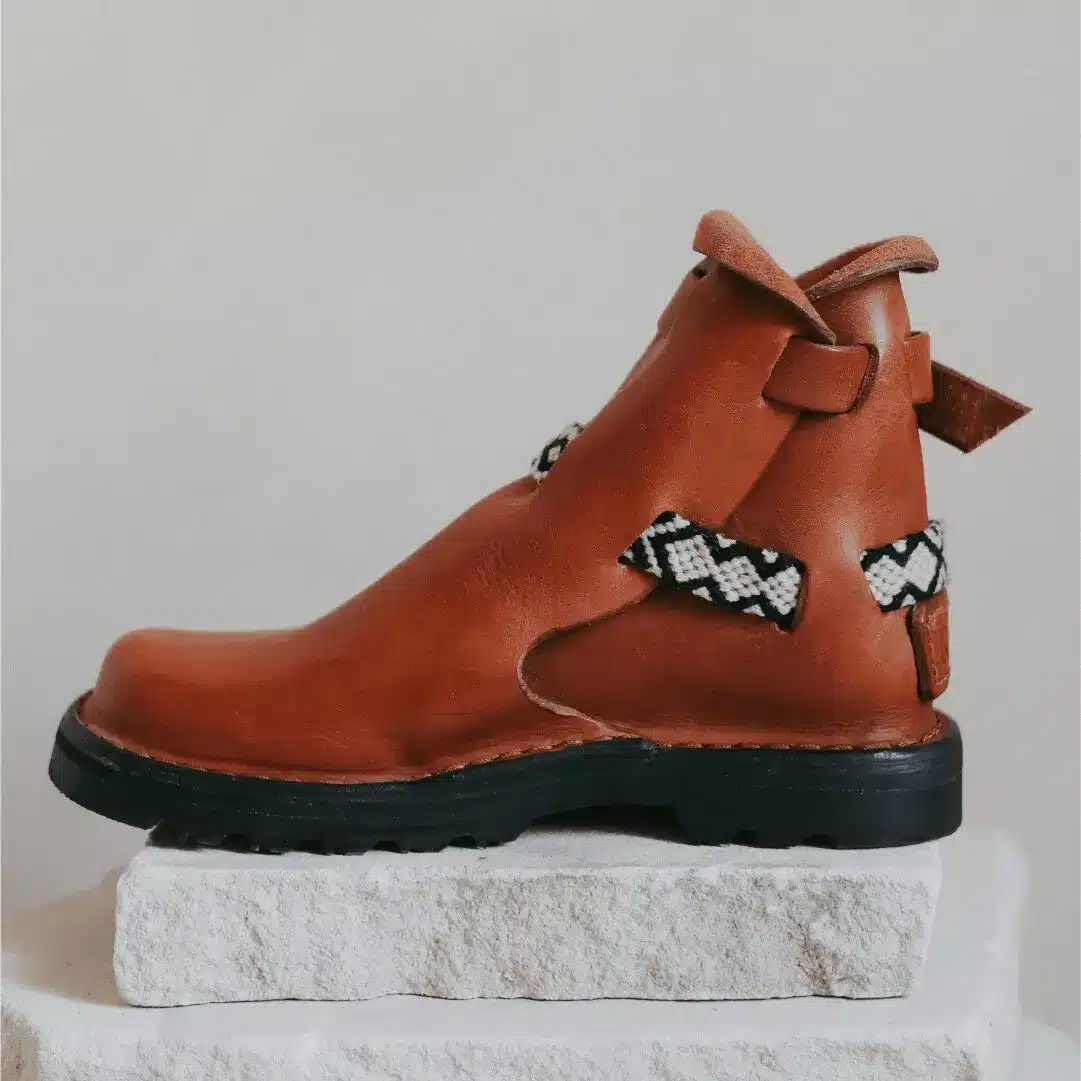 Cognac Macramé Straps 3 Cognac Macramé Straps - Image 4