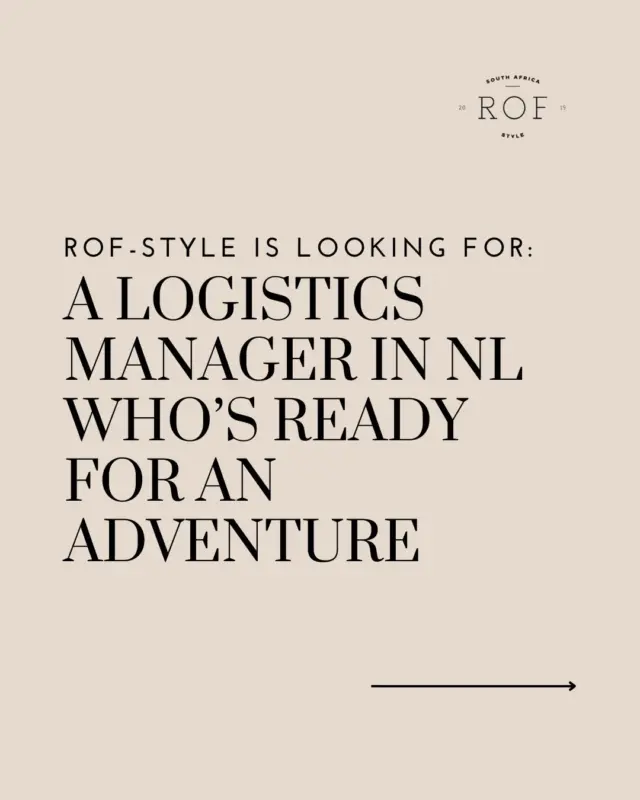 Wir haben eine Stelle in unserem ROF-Team in den Niederlanden zu besetzen! 🤎Wir suchen einen Logistikmanager, der gerne hinter den Kulissen arbeitet und dafür sorgt, dass alles reibungslos läuft. Jemanden, der Online-Bestellungen sorgfältig bearbeitet, für Ordnung sorgt und gerne Teil eines kleinen, praxisorientierten, internationalen Teams ist, während er unabhängig von den Niederlanden aus arbeitet. Diese Stelle markiert für uns auch das Ende eines Kapitels. Nach vier Jahren bei ROF verlässt uns Julia, eine unserer ältesten Freundinnen. Wir sind traurig, dass sie geht, aber dankbar, dass die Arbeit unserer Freundschaft nie im Wege stand. Wir werden sie sehr vermissen und sind dankbar für alles, was sie geleistet hat. Wische weiter, um mehr Details zu erfahren und zu sehen, ob diese Stelle etwas für dich sein könnte.