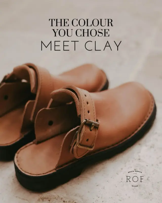 The votes are in, and Clay has taken first place 🤎Chosen by you and now officially part of the Karoo Clog collection. A colour inspired by earthy tones and everyday adventure, made to be worn, lived in and loved over time.Clay Karoo Clogs are now available for pre-order via our website. And to make this launch extra special, the first 50 online orders will receive a limited edition Clay travel tag!